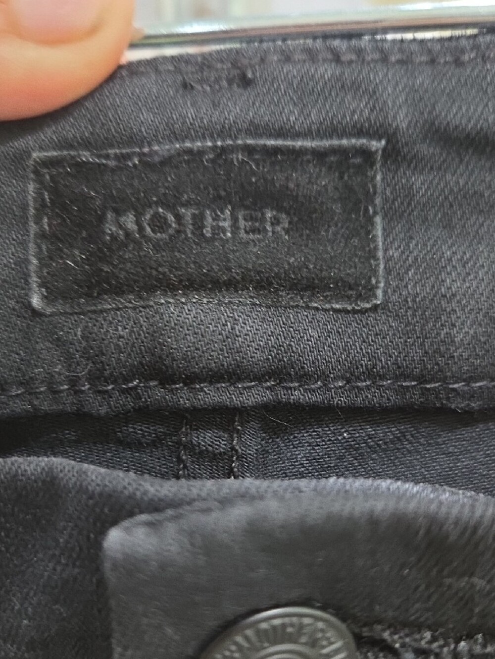 MOTHER Black Skinny Jeans with Pink & Blue Side Stripes - Picture 2 of 8